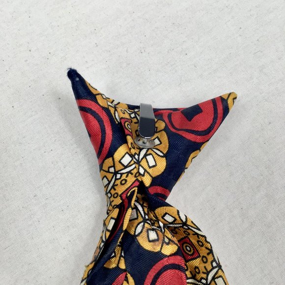 Vintage Snapper Clip On Tie JCPenny 60s Bold - Picture 2 of 5